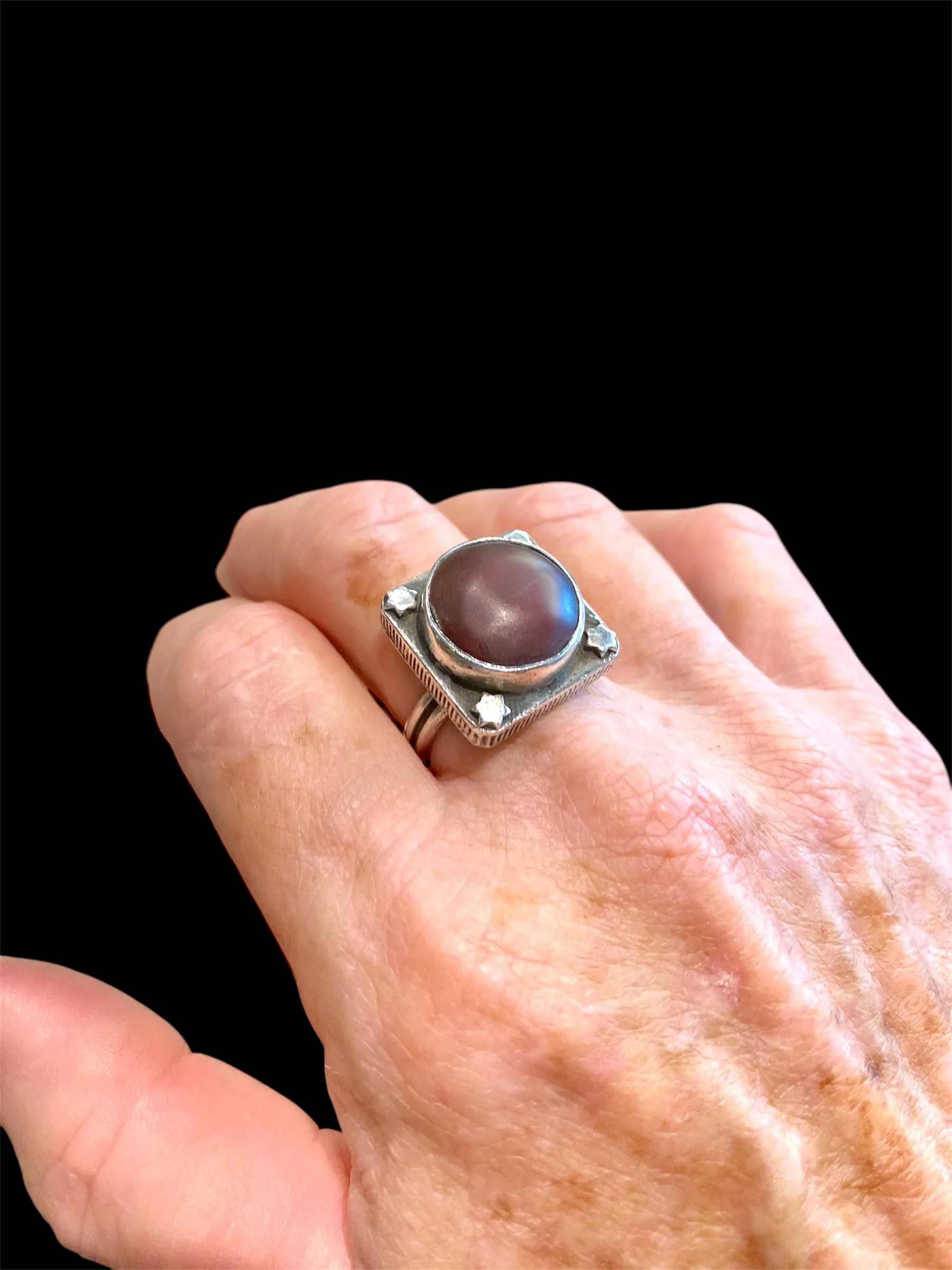 Afghani Carnelian Silver Ring - Image 5