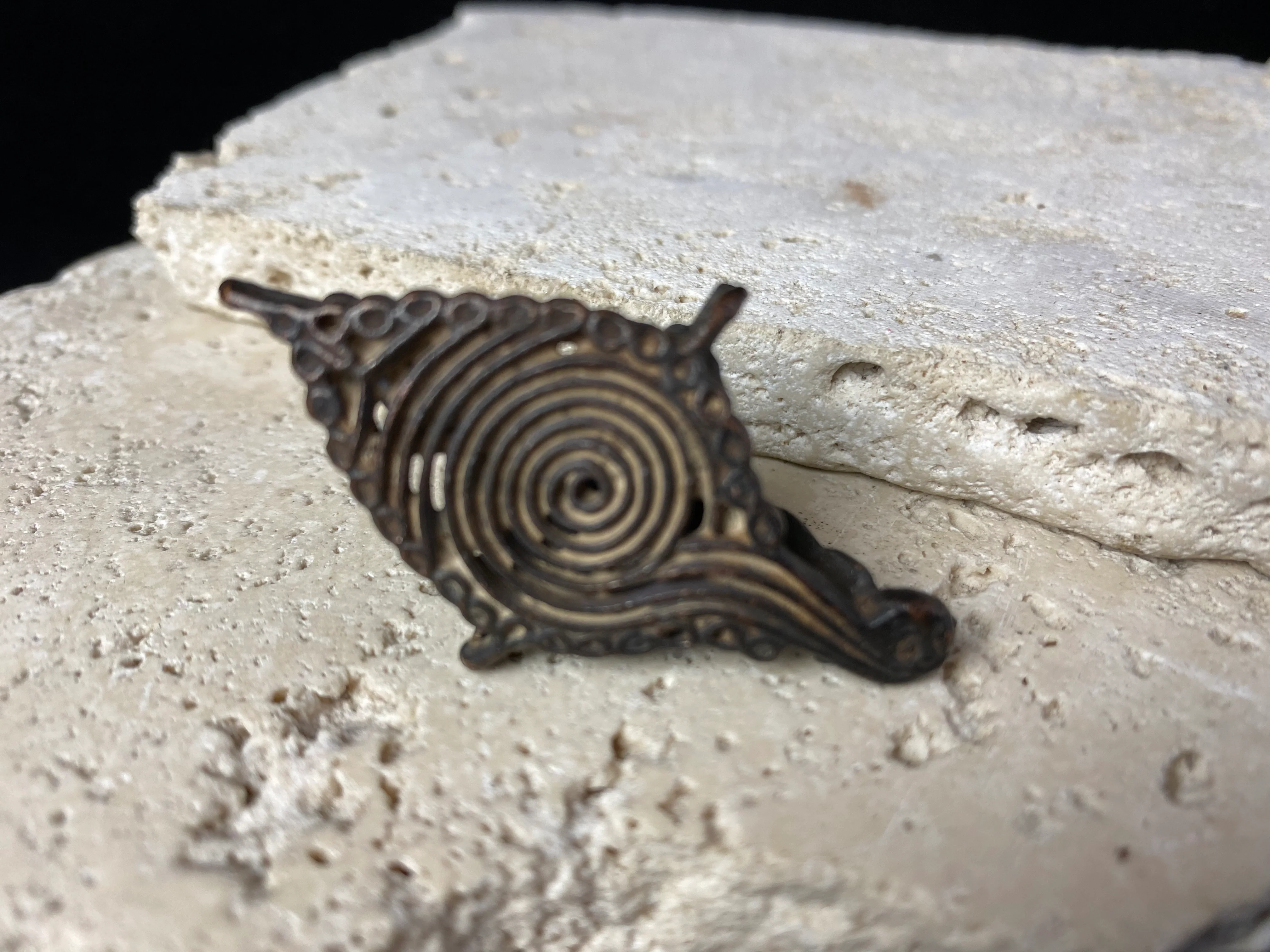 Antique Copper Bronze Temple Stamps - Image 4