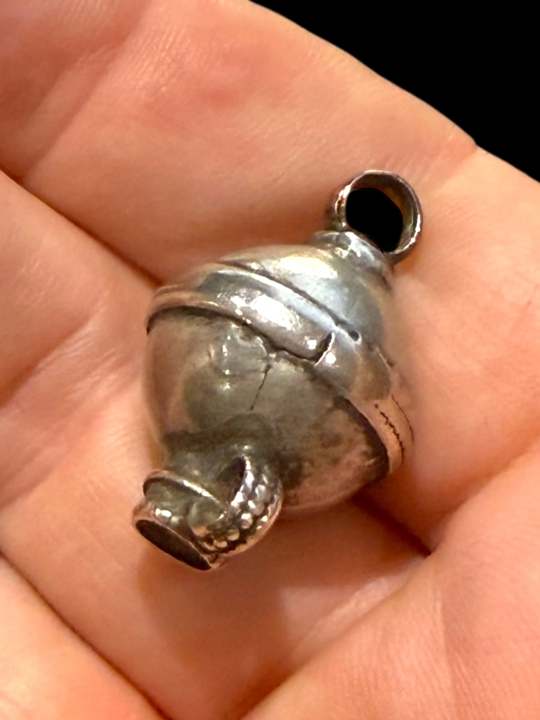 Antique Silver Bead - Image 4