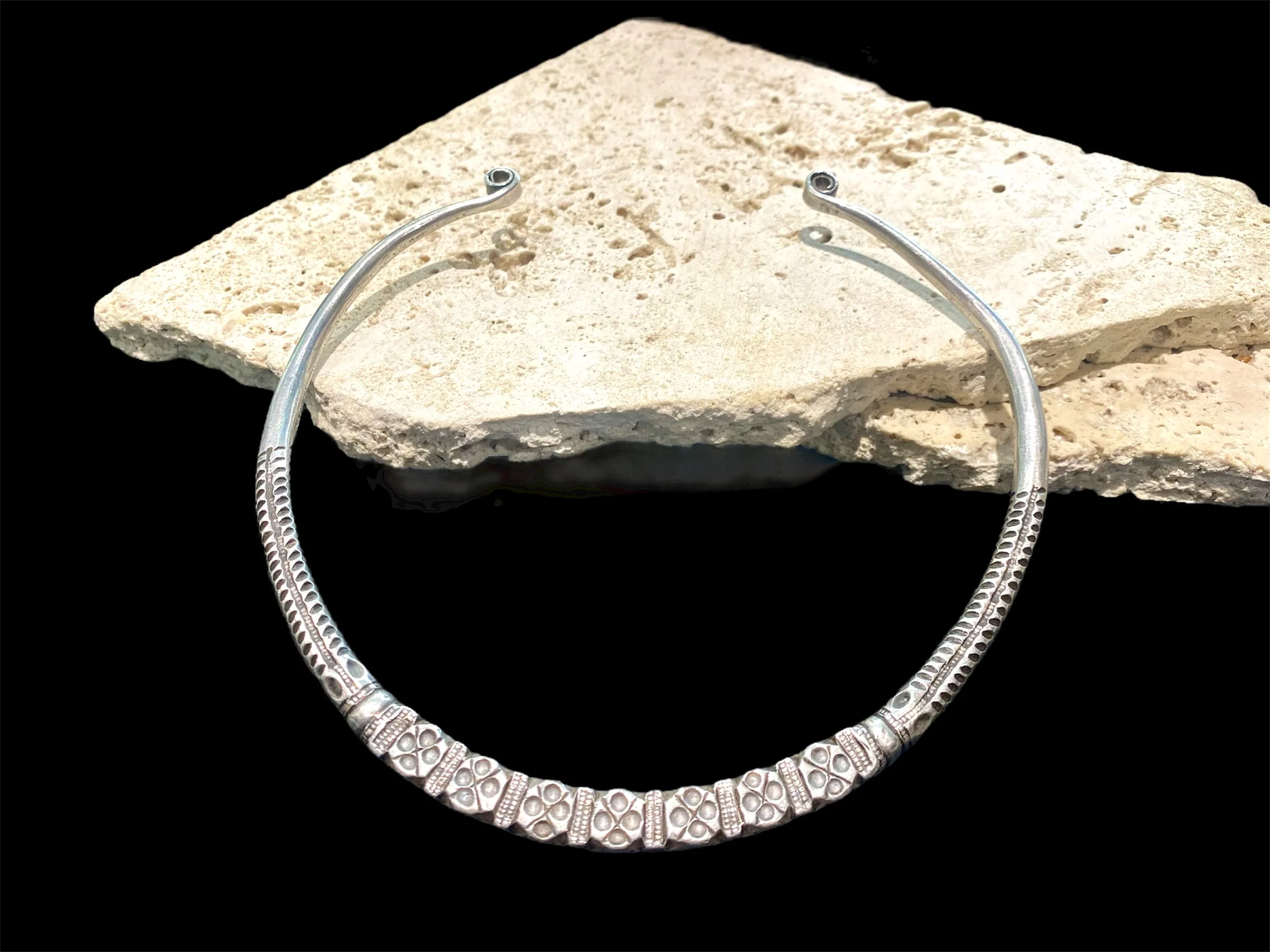 Indian Hansuli Silver Torque