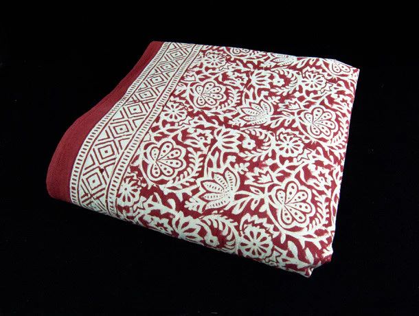 Bedspread  - Indian Block Print Design - Image 3