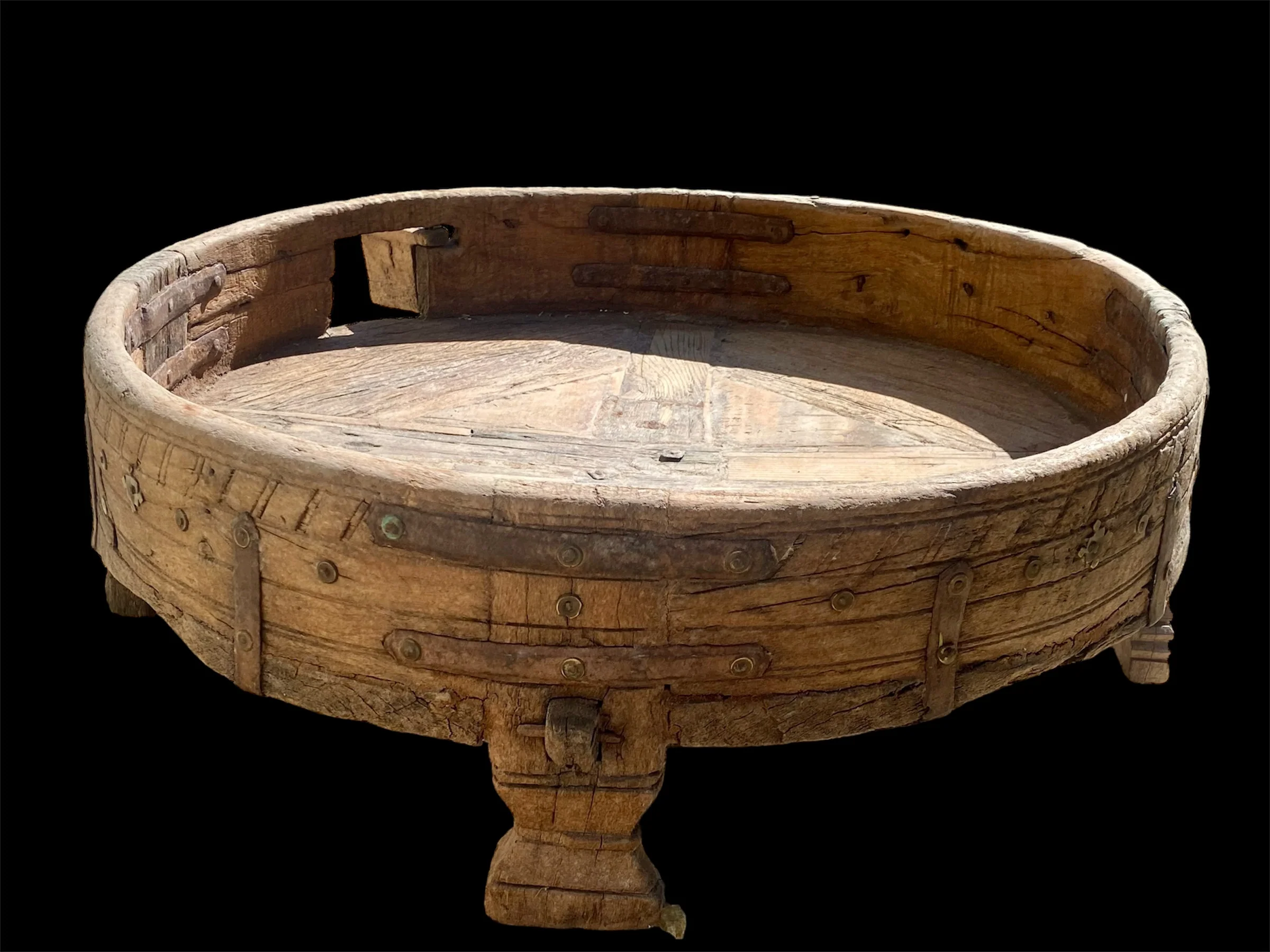 Corn Grinder Low Coffee Table