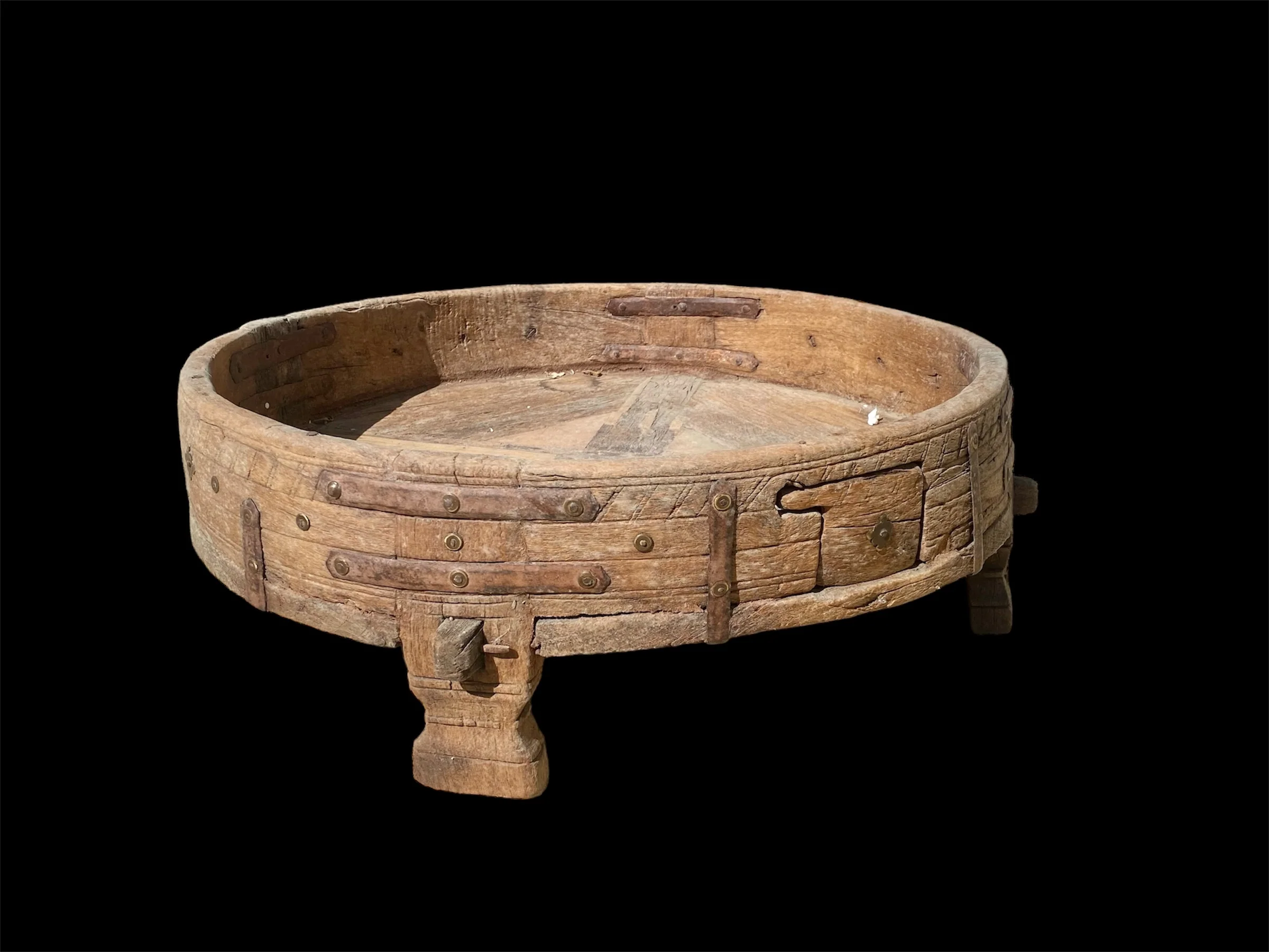 Corn Grinder Low Coffee Table - Image 2