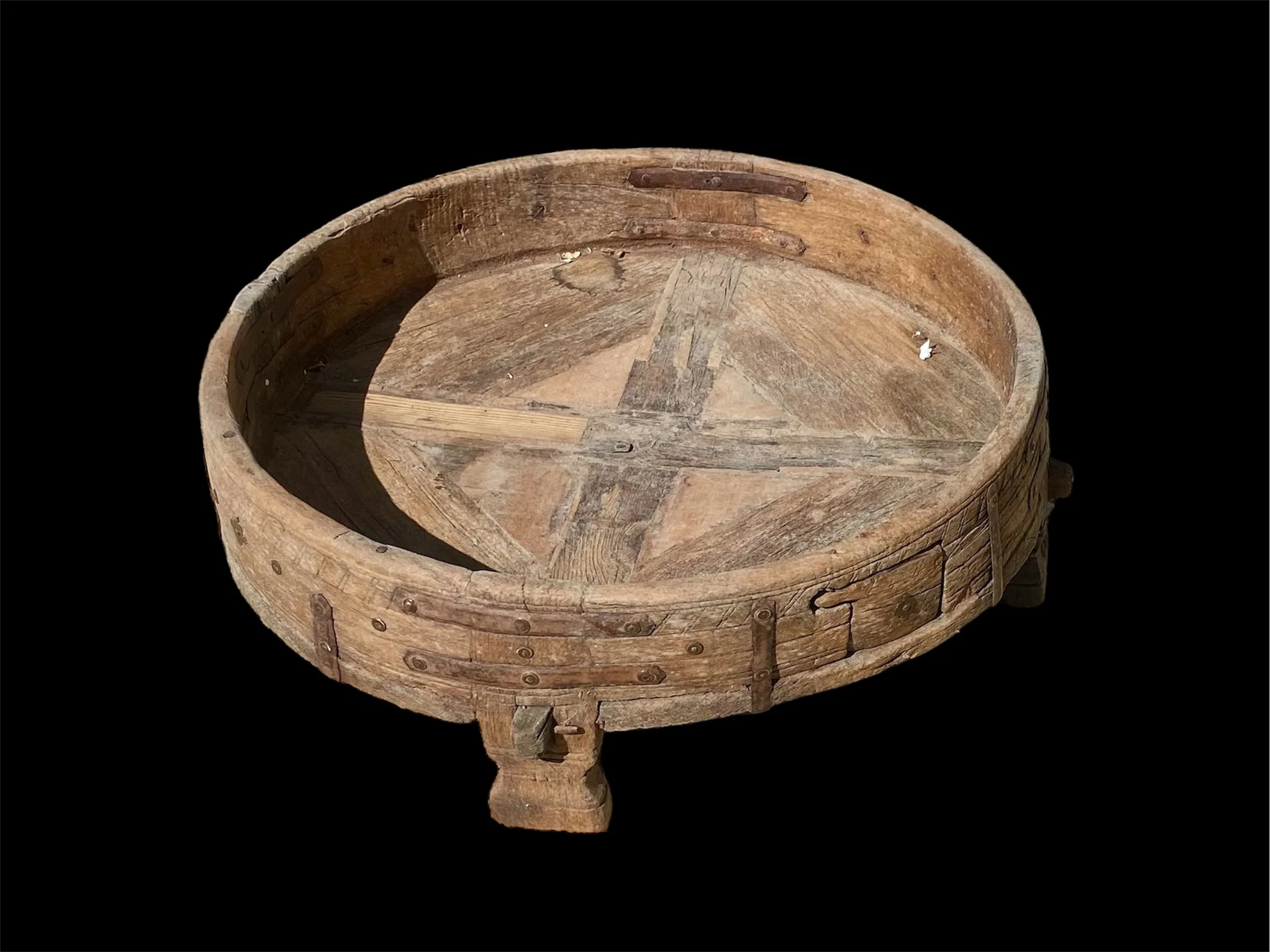 Corn Grinder Low Coffee Table - Image 3