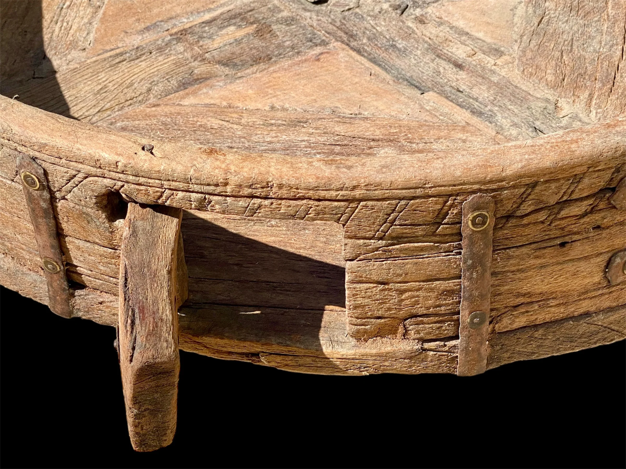 Corn Grinder Low Coffee Table - Image 4