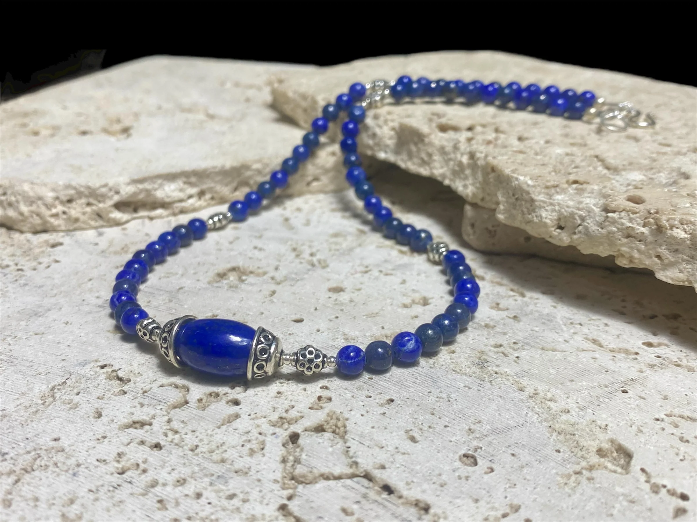 Elegant Lapis Lazuli Necklace - Image 3