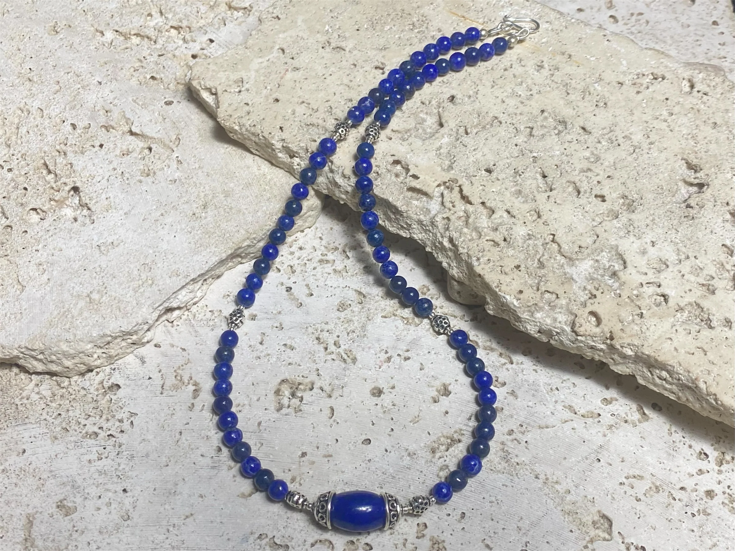 Elegant Lapis Lazuli Necklace - Image 6