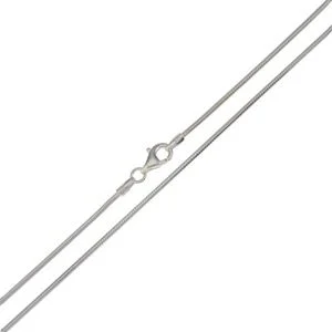 Fine Sterling Silver Snake Chain - 1.4 mm Diameter - Image 3