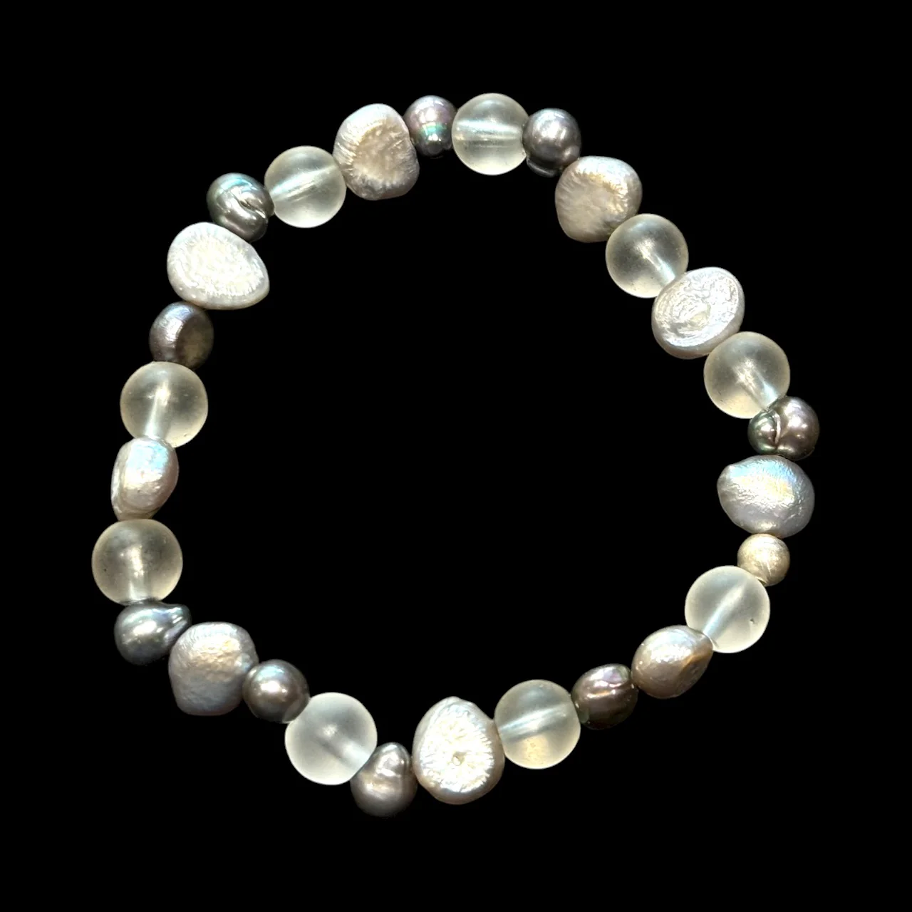 Freshwater Pearl And Rock Crystal Bracelet - Image 3