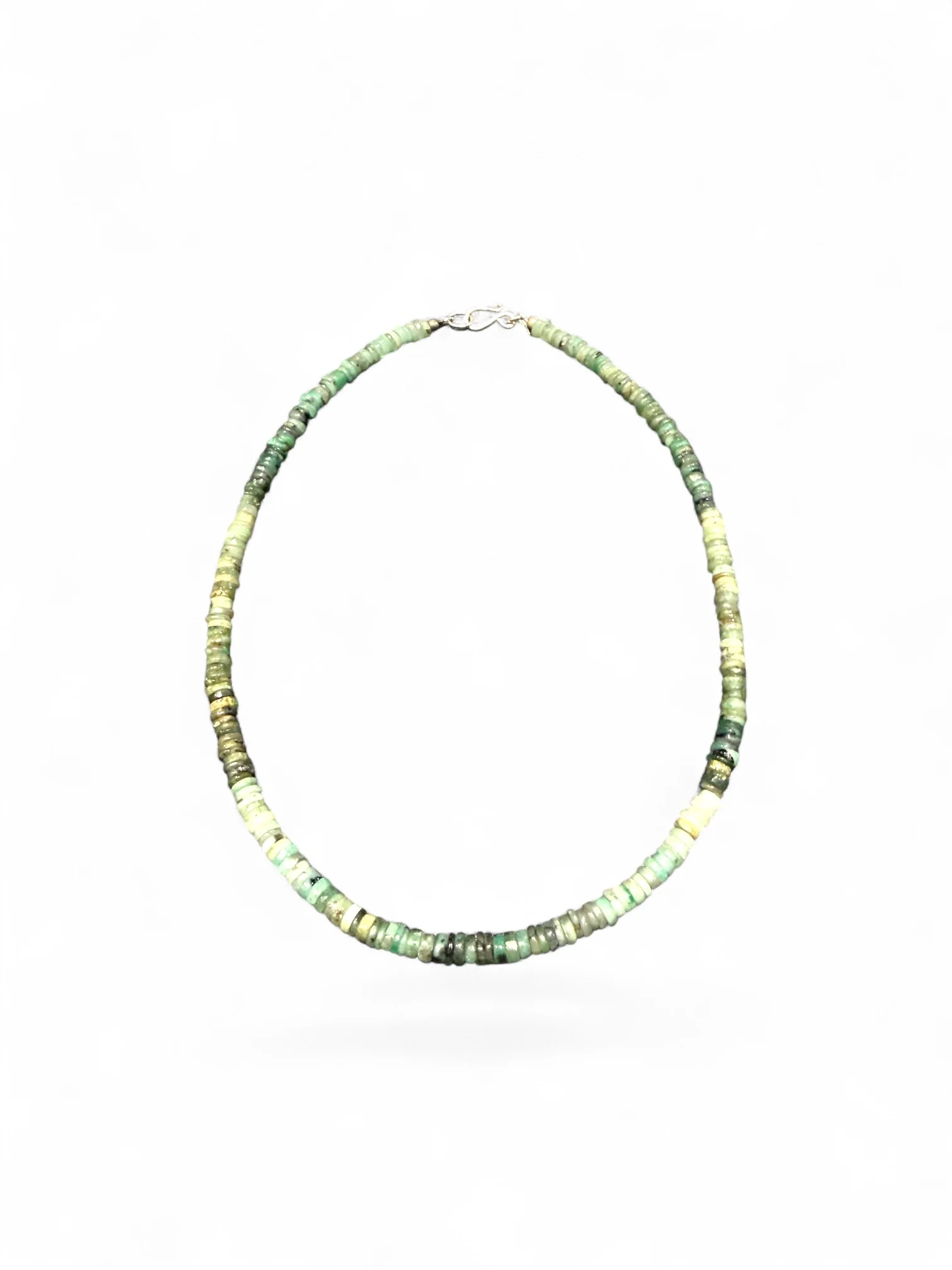 Heshi Cut Emerald Bead Necklace - Image 4
