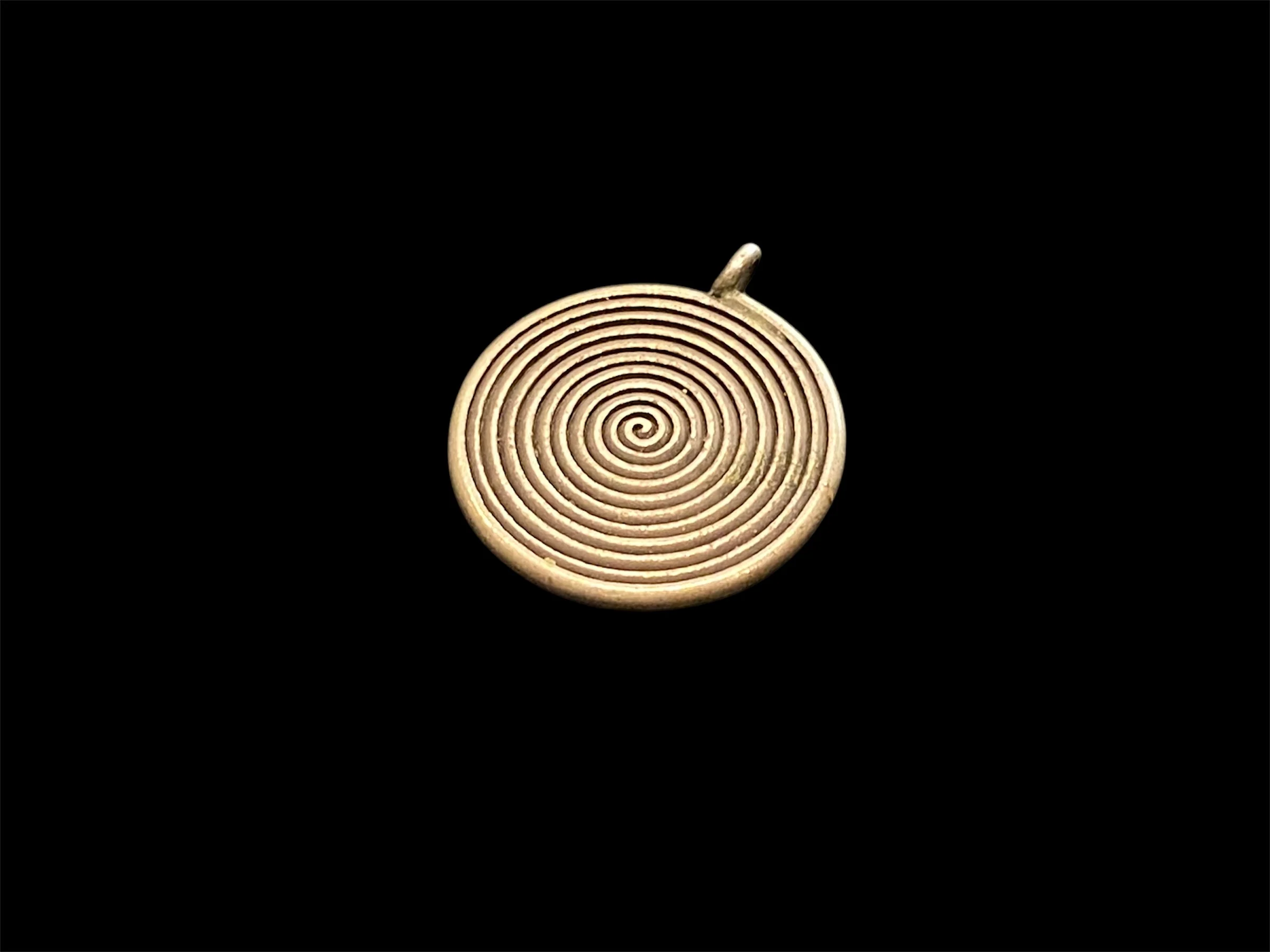 Karen Silver Big Spiral Pendant