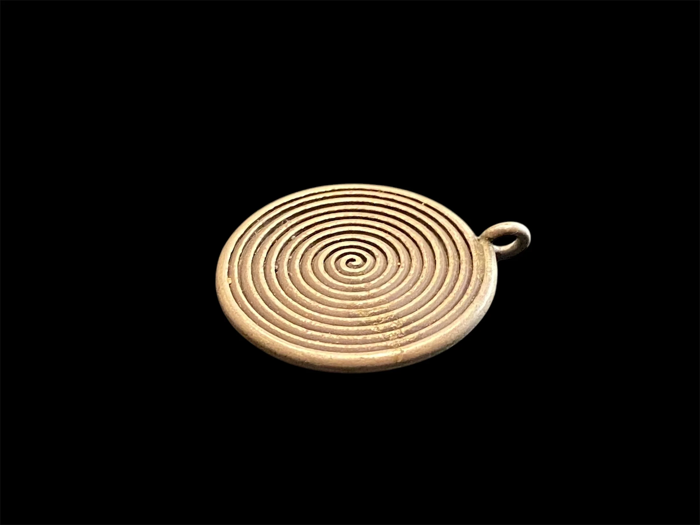Karen Silver Big Spiral Pendant - Image 2