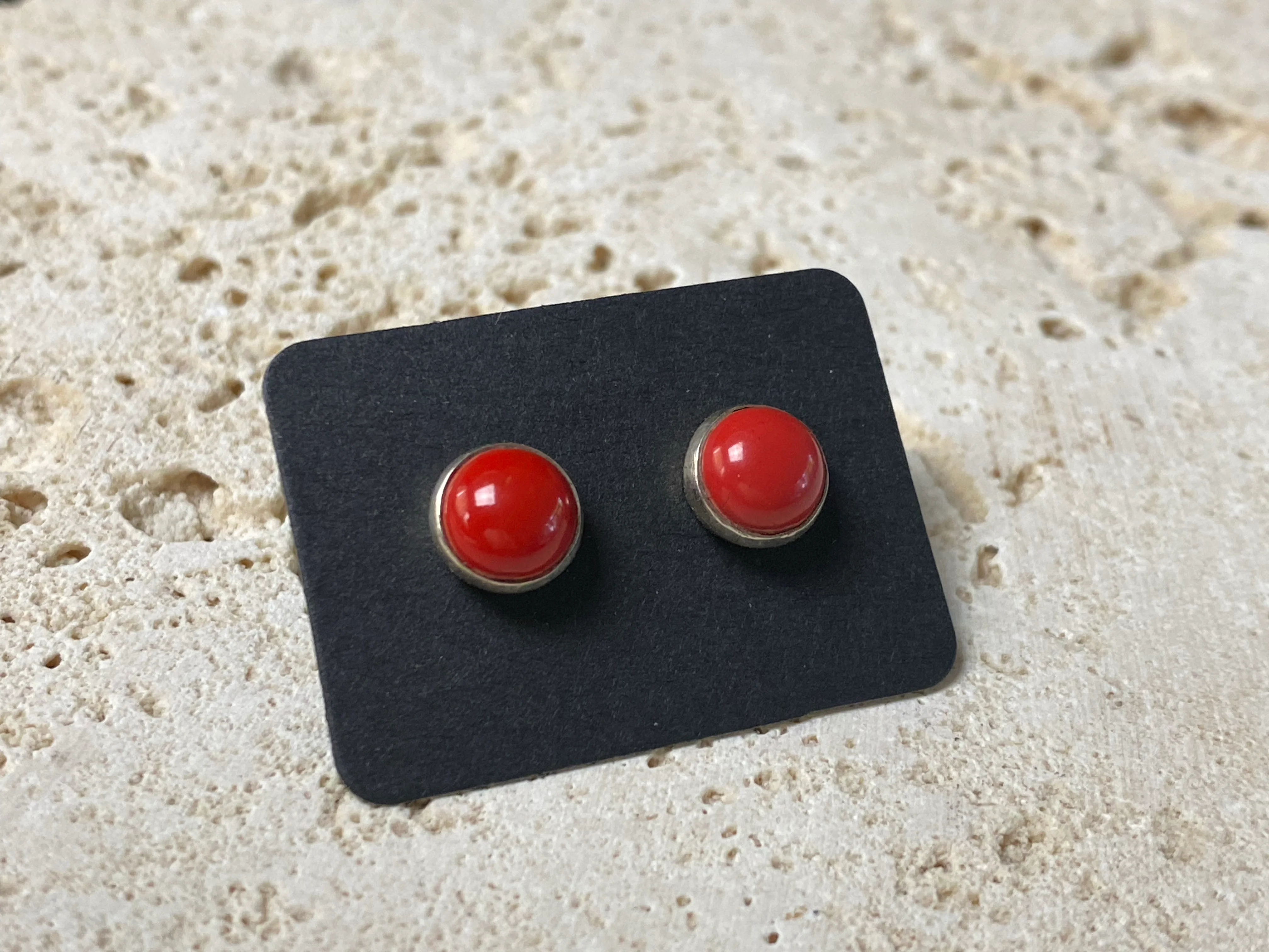 Large Stud Earrings - Image 3