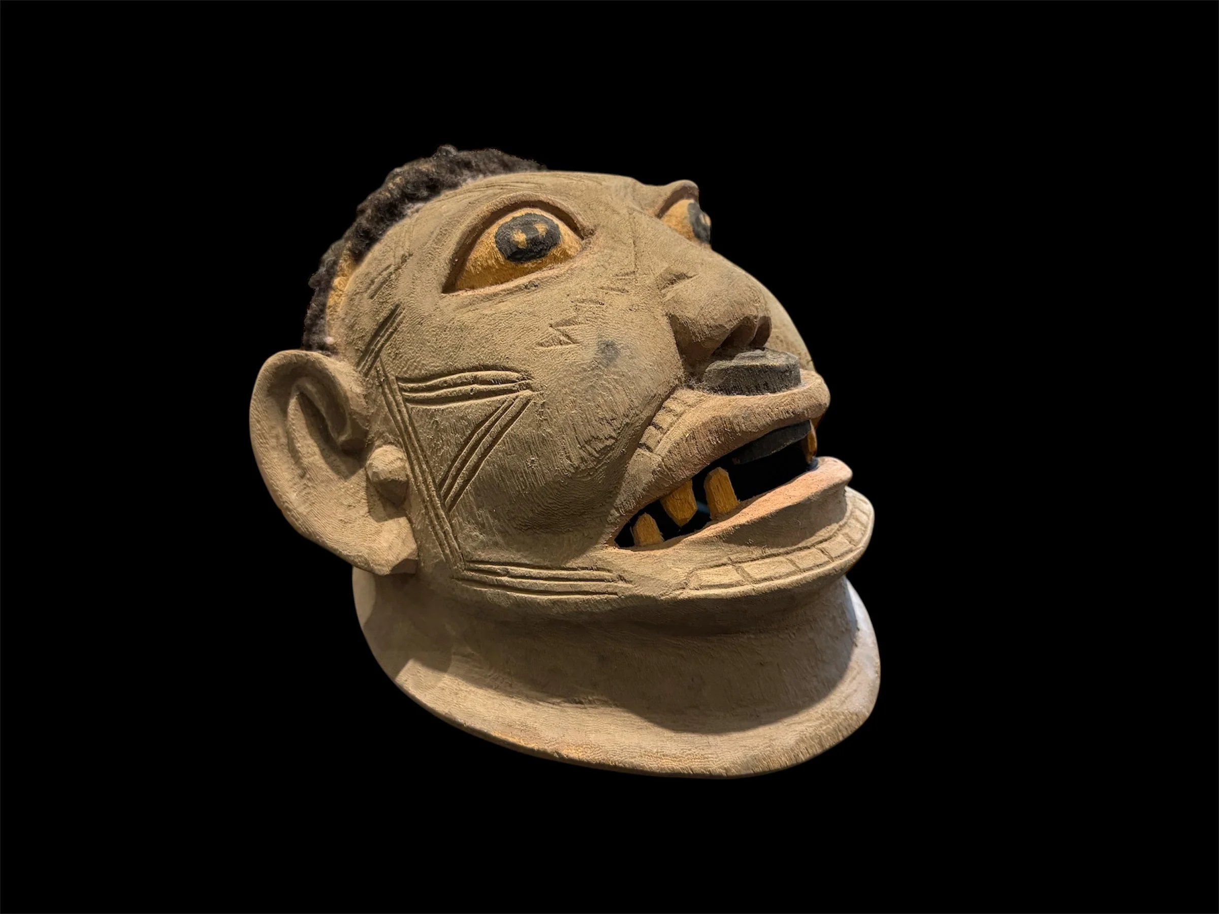 Makonde Balsa Wood Helmet Mask