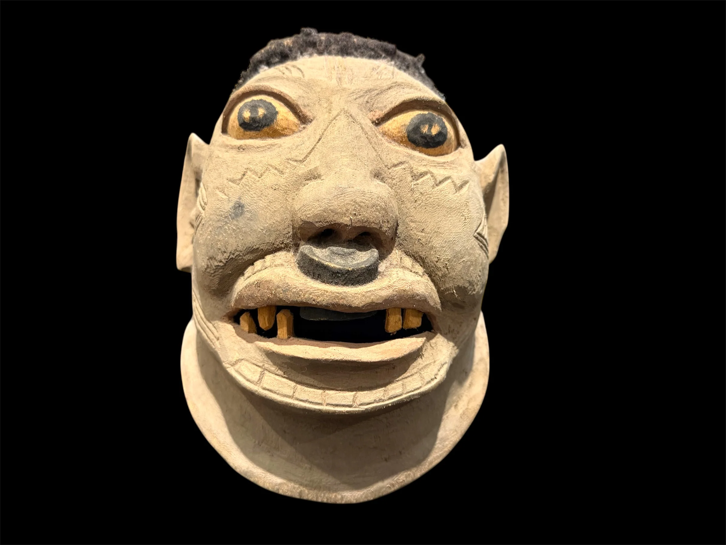 Makonde Balsa Wood Helmet Mask - Image 3
