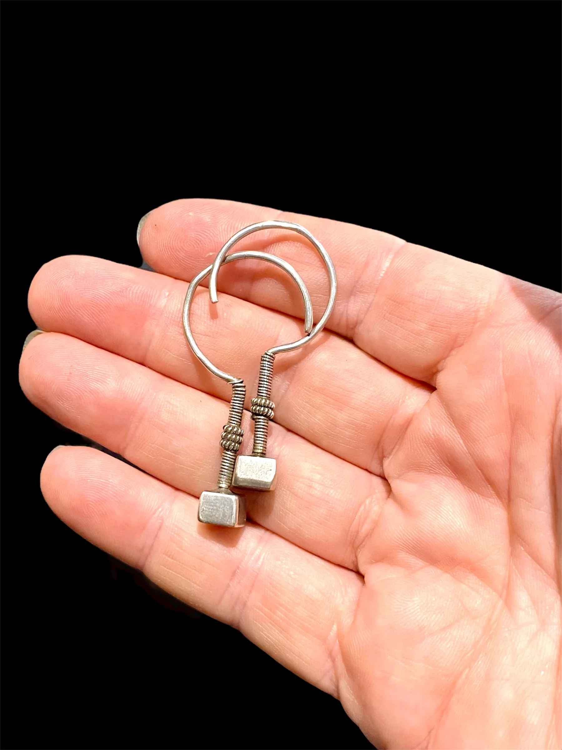 Rabari Silver Earrings - Image 3