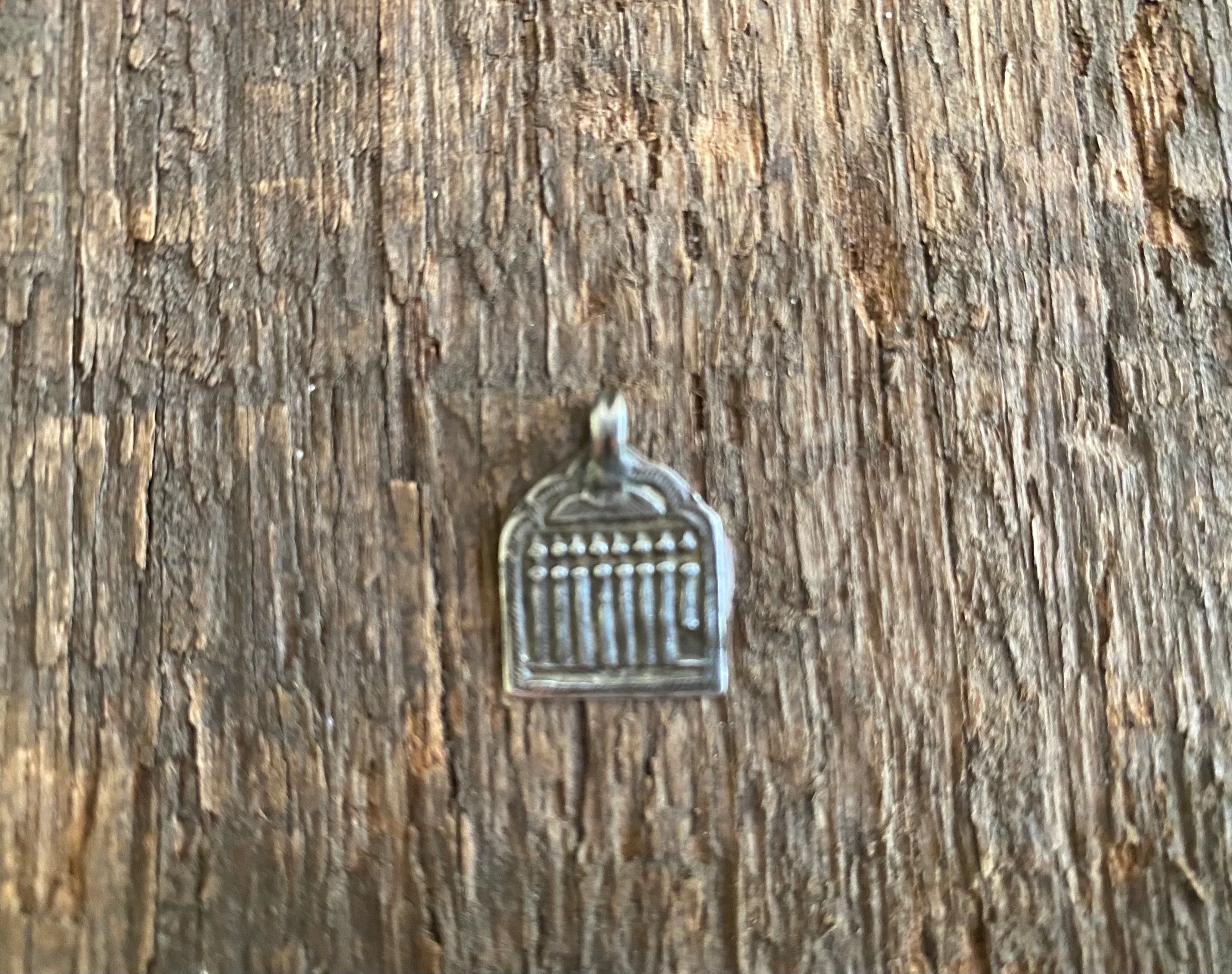 Antique Silver Tribal Amulet Pendants - Skanda or Kartikeya - Image 8