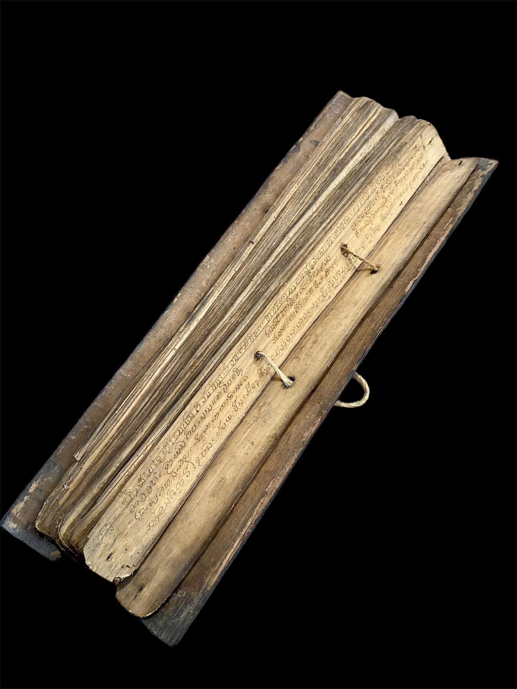 Sri Lankan Sinhalese Ola Palm Leaf Manuscript - Image 6
