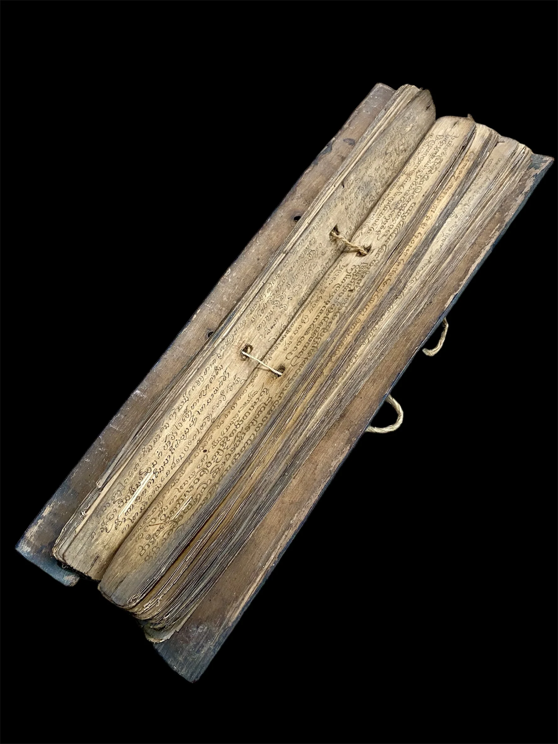 Sri Lankan Sinhalese Ola Palm Leaf Manuscript - Image 9
