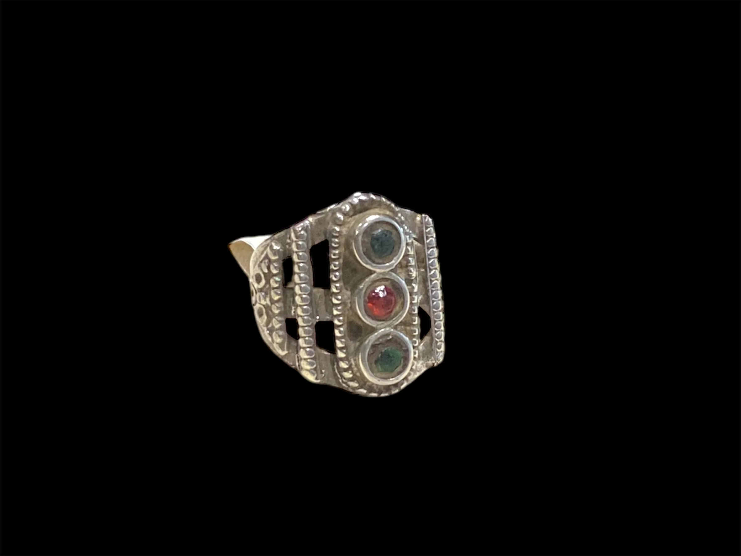 Vintage Afghan Silver Ring - Image 2